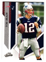 2009 Playoff Absolute Memorabilia Tom Brady Football Card Patriots