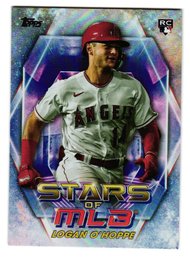 2023 Topps Logan O'Hoppe Rookie Stars Of MLB Insert Baseball Card Angels