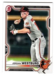2021 Bowman Jordan Westburg Prospect Baseball Card Orioles