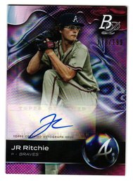 2023 Bowman Platinum JR Ritchie #'d /199 Auto Prospect Parallel Baseball Card Braves (See Description)