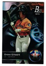 2023 Bowman Platinum Drew Gilbert Prospect Baseball Card Astros / Mets