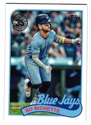2024 Topps Bo Bichette '89 Insert Baseball Card Blue Jays