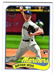 2024 Topps Brian Woo Rookie '89 Insert Baseball Card Mariners
