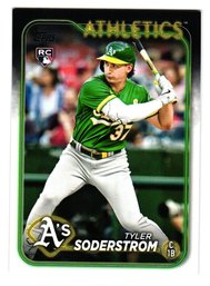 2024 Topps Tyler Soderstrom Rookie Baseball Card A's