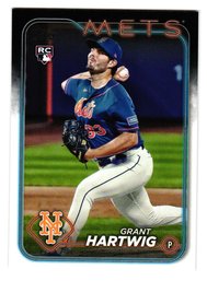 2024 Topps Grant Hartwig Rookie Baseball Card Mets