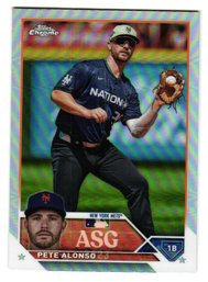 2023 Topps Chrome Pete Alonso All-Star Insert Baseball Card Mets