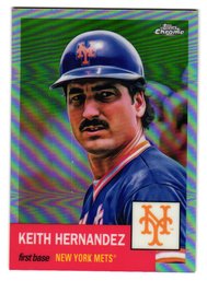 2022 Topps Chrome Platinum Anniversary Refractor Keith Hernandez Baseball Card Mets