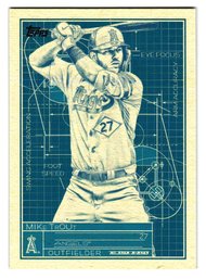 2024 Topps Mike Trout Superstar Blueprint Insert Baseball Card Angels