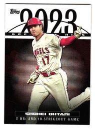 2024 Topps Shohei Ohtani '23 Greatest Hits Insert Baseball Card Angels