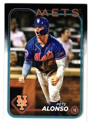 2024 Topps Pete Alonso Baseball Card Mets