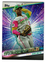 2024 Topps Juan Soto Stars Of MLB Insert Baseball Card Padres