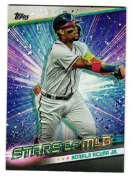 2024 Topps Ronald Acuna Jr. Stars Of MLB Insert Baseball Card Braves