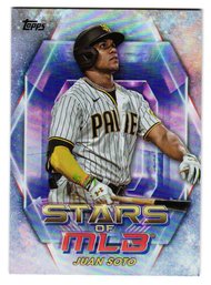 2023 Topps Juan Soto Stars Of MLB Insert Baseball Card Padres