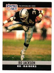 1990 Pro Set Bo Jackson Football Card Raiders