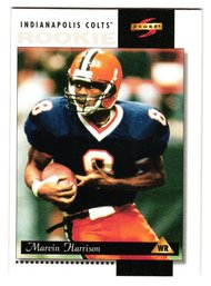 1996 Pinnacle Marvin Harrison Rookie Football Card Colts