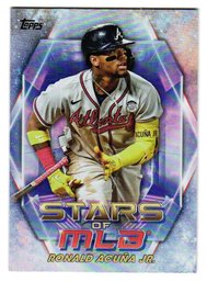 2023 Topps Ronald Acuna Jr. Stars Of MLB Insert Baseball Card Braves
