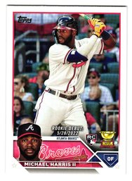 2023 Topps Michael Harris II Rookie Debut Baseball Card Braves