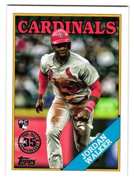 2023 Topps Jordan Walker Rookie '88 Insert Baseball Card Cardinals