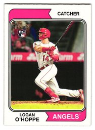 2023 Topps Heritage Logan O'Hoppe Rookie Baseball Card Angels