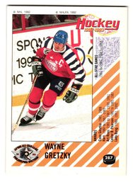 1992 Panini Wayne Gretzky All-Star Hockey Stickers Kings
