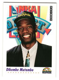 1992 Skybox Dikembe Mutombo Rookie Basketball Card Nuggets
