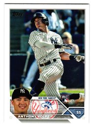 2023 Topps Anthony Volpe Rookie Baseball Card Yankees