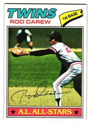 1977 Topps Rod Carew All-Star Baseball Card Twins