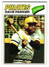 1977 Topps Dave Parker Baseball Card Pirates