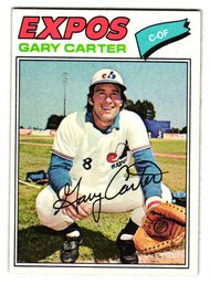 1977 Topps Gary Carter Baseball Card Expos