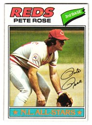 1977 Topps Pete Rose All-Star Baseball Card Reds