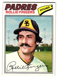 1977 Topps Rollie Fingers Baseball Card Padres