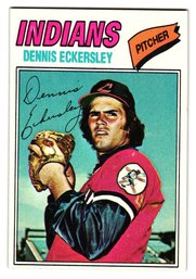 1977 Topps Dennis Eckersley Baseball Card Indians