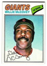 1977 Topps Willie McCovey Baseball Card Giants