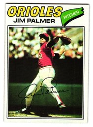1977 Topps Jim Palmer Baseball Card Orioles