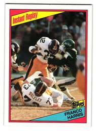 1984 Topps Franco Harris Instant Replay Football Card Steelers