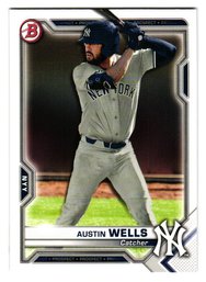 2021 Bowman Austin Wells Prospect Baseball Card Yankees