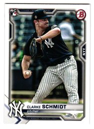 2021 Bowman Clarke Schmidt Rookie Baseball Card Yankees