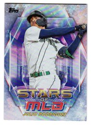 2023 Topps Julio Rodriguez Stars Of MLB Insert Baseball Card Mariners