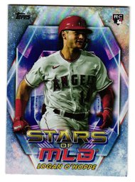2023 Topps Logan O'Hoppe Rookie Stars Of MLB Insert Baseball Card Angels
