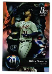 2023 Bowman Platinum Riley Greene Rookie Baseball Card Tigers