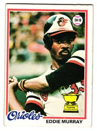 1978 Topps Eddie Murray Rookie Baseball Card Orioles