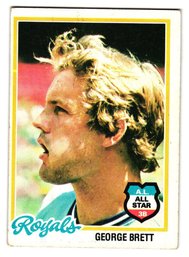 1978 Topps George Brett All-Star Baseball Card Royals