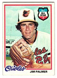 1978 Topps Jim Palmer All-Star Baseball Card Orioles