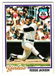 1978 Topps Reggie Jackson All-Star Baseball Card Yankees