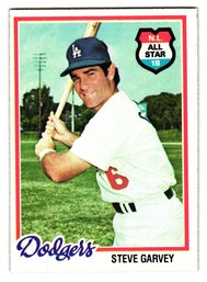 1978 Topps Steve Garvey All-Star Baseball Card Dodgers