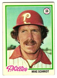 1978 Topps Mike Schmidt Baseball Card Phillies