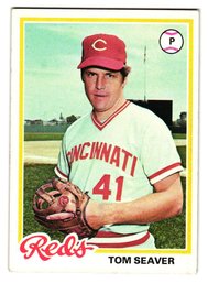 1978 Topps Tom Seaver Baseball Card Reds