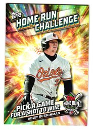 2024 Topps Adley Rutschman Home Run Challenge Unscratched Game Baseball Card Orioles