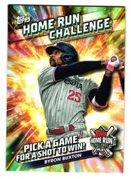 2024 Topps Byron Buxton Home Run Challenge Unscratched Game Baseball Card Twins