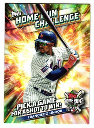 2024 Topps Francisco Lindor Home Run Challenge Unscratched Game Baseball Card Mets